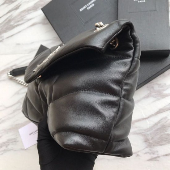 Borsa a tracolla Yul Saint Laurent Loulou piccola nera Dupe Perfetta Cloni Firmate Borsa a tracolla Yul Saint Laurent Loulou piccola nera imitazioni