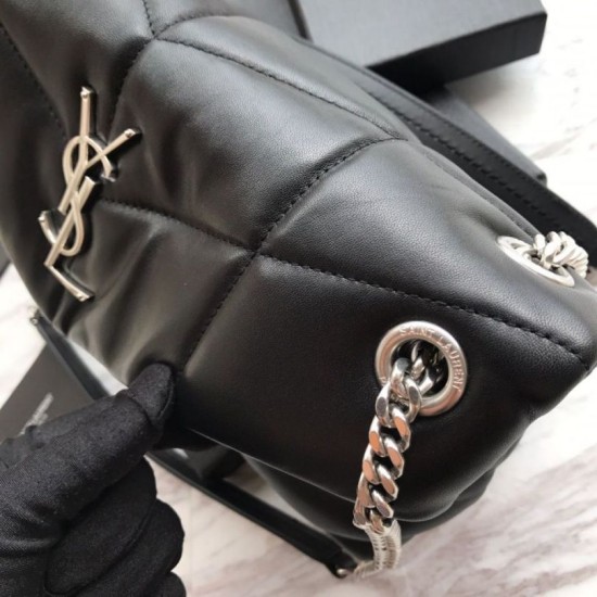 Borsa a tracolla Yul Saint Laurent Loulou piccola nera Dupe Perfetta Cloni Firmate Borsa a tracolla Yul Saint Laurent Loulou piccola nera imitazioni