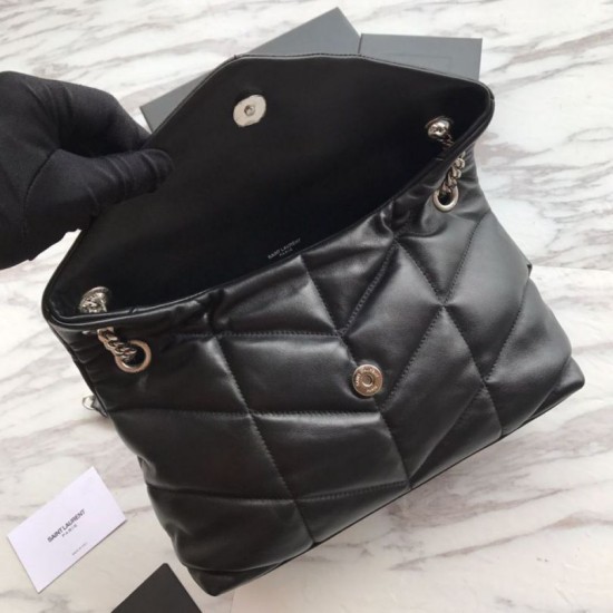 Borsa a tracolla Yul Saint Laurent Loulou piccola nera Dupe Perfetta Cloni Firmate Borsa a tracolla Yul Saint Laurent Loulou piccola nera imitazioni