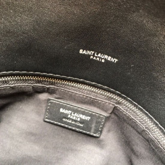 Borsa a tracolla Yul Saint Laurent Loulou piccola nera Dupe Perfetta Cloni Firmate Borsa a tracolla Yul Saint Laurent Loulou piccola nera imitazioni