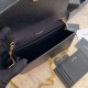 Portafoglio YSL Saint Laurent Uptown Chain nero Dupe Perfetta Cloni Firmate Portafoglio YSL Saint Laurent Uptown Chain nero imitazioni