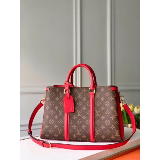 Borse Soufflot MM M44817 Rosso Dupe Perfetta Cloni Firmate Borse Soufflot MM M44817 Rosso imitazioni