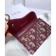Alta gamma replica Portafoglio da sella obliquo Christian Dior rosso Dupe Perfetta Cloni Firmate Alta gamma replica Portafoglio da sella obliquo Christian Dior rosso imitazioni