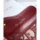 Alta gamma replica Portafoglio da sella obliquo Christian Dior rosso Dupe Perfetta Cloni Firmate Alta gamma replica Portafoglio da sella obliquo Christian Dior rosso imitazioni