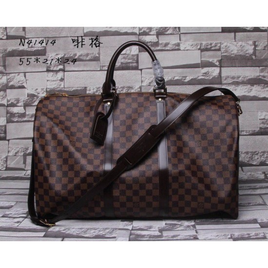 Keepall Bandoulière 55 Damier Ebene N41414 Keepall Bandoulière 55 Damier Ebene N41414