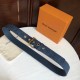 Signature 35mm Cintura Monogram Denim M0175Q Dupe Perfetta Cloni Firmate Signature 35mm Cintura Monogram Denim M0175Q imitazioni