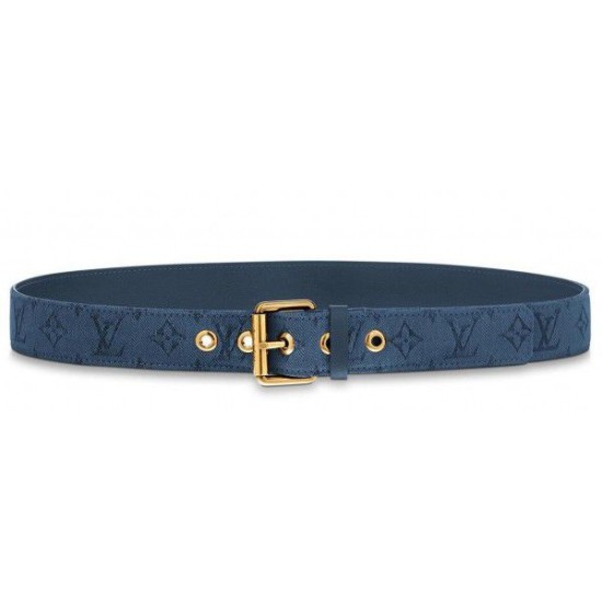 Signature 35mm Cintura Monogram Denim M0175Q Dupe Perfetta Cloni Firmate Signature 35mm Cintura Monogram Denim M0175Q imitazioni