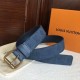 Signature 35mm Cintura Monogram Denim M0175Q Dupe Perfetta Cloni Firmate Signature 35mm Cintura Monogram Denim M0175Q imitazioni