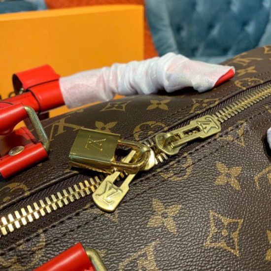 Keepall Bandouliere 50 Monogram Red M44740 Dupe Perfetta Cloni Firmate Keepall Bandouliere 50 Monogram Red M44740 imitazioni