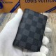 Alta gamma replica Organizer tascabile Damier Graphite N63143 Dupe Perfetta Cloni Firmate Alta gamma replica Organizer tascabile Damier Graphite N63143 imitazioni