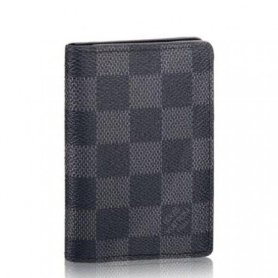 Alta gamma replica Organizer tascabile Damier Graphite N63143 Dupe Perfetta Cloni Firmate Alta gamma replica Organizer tascabile Damier Graphite N63143 imitazioni