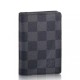 Alta gamma replica Organizer tascabile Damier Graphite N63143 Dupe Perfetta Cloni Firmate Alta gamma replica Organizer tascabile Damier Graphite N63143 imitazioni
