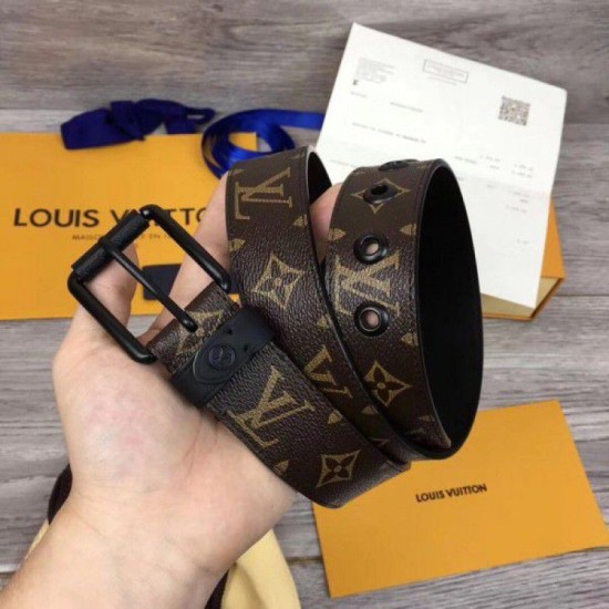 Riproduzione Fedele Voyager 35mm Cintura Monogram M0042T imitazioni Replica Alta Qualità Voyager 35mm Cintura Monogram M0042T