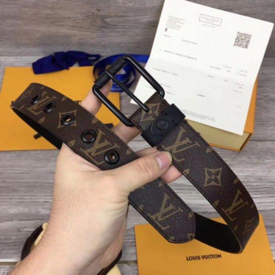 Riproduzione Fedele Voyager 35mm Cintura Monogram M0042T imitazioni Replica Alta Qualità Voyager 35mm Cintura Monogram M0042T