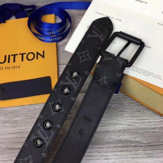 Riproduzione Fedele Cintura Voyager 35mm Monogram Eclipse M0043T imitazioni Replica Alta Qualità Cintura Voyager 35mm Monogram Eclipse M0043T