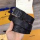 Riproduzione Fedele replica Cintura Metropole 35mm Monogram Eclipse M0048T imitazioni Replica Alta Qualità Cintura Metropole 35mm Monogram Eclipse M0048T