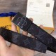 Riproduzione Fedele replica Cintura Metropole 35mm Monogram Eclipse M0048T imitazioni Replica Alta Qualità Cintura Metropole 35mm Monogram Eclipse M0048T