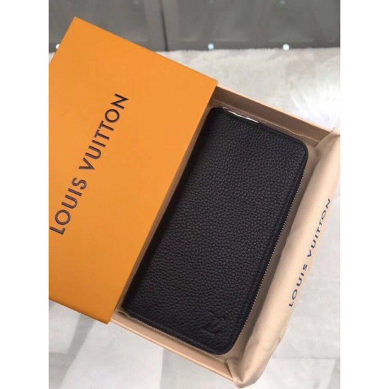 Riproduzione Fedele Zippy Wallet Vertical Taurillon Leather M58412 imitazioni Replica Alta Qualità Zippy Wallet Vertical Taurillon Leather M58412