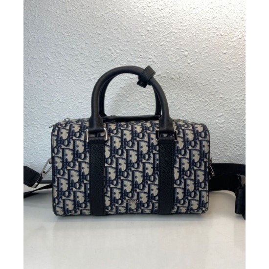 Borse Christian Dior Lingot 26 blu scuro Borse Christian Dior Lingot 26 blu scuro