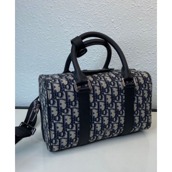 Borse Christian Dior Lingot 26 blu scuro Borse Christian Dior Lingot 26 blu scuro