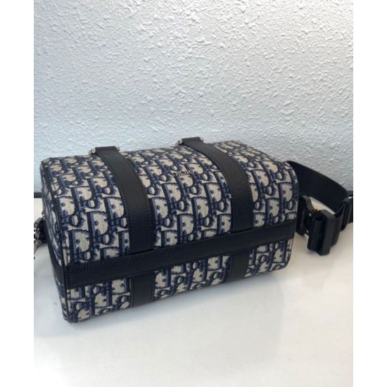 Borse Christian Dior Lingot 26 blu scuro Borse Christian Dior Lingot 26 blu scuro