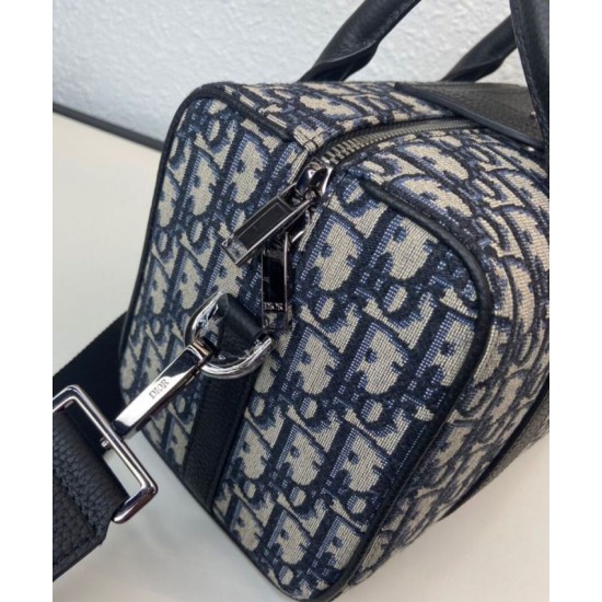 Borse Christian Dior Lingot 26 blu scuro Borse Christian Dior Lingot 26 blu scuro