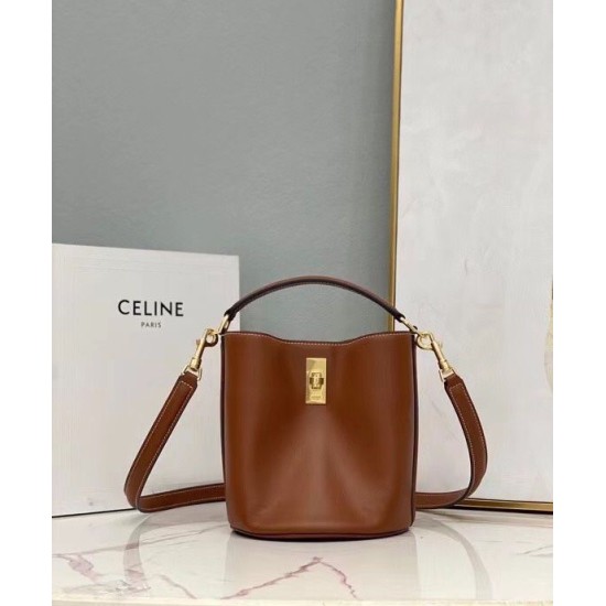 Celine Teen Bucket 16 197573 Caffè Celine Teen Bucket 16 197573 Caffè