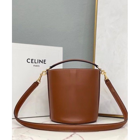 Celine Teen Bucket 16 197573 Caffè Celine Teen Bucket 16 197573 Caffè