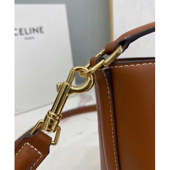 Celine Teen Bucket 16 197573 Caffè Celine Teen Bucket 16 197573 Caffè