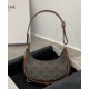 Celine Mini Ava In Tela Triomphe E Pelle Di Vitello Marrone Celine Mini Ava In Tela Triomphe E Pelle Di Vitello Marrone