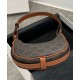 Celine Mini Ava In Tela Triomphe E Pelle Di Vitello Marrone Celine Mini Ava In Tela Triomphe E Pelle Di Vitello Marrone