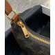 Celine Mini Ava In Tela Triomphe E Pelle Di Vitello Marrone Celine Mini Ava In Tela Triomphe E Pelle Di Vitello Marrone