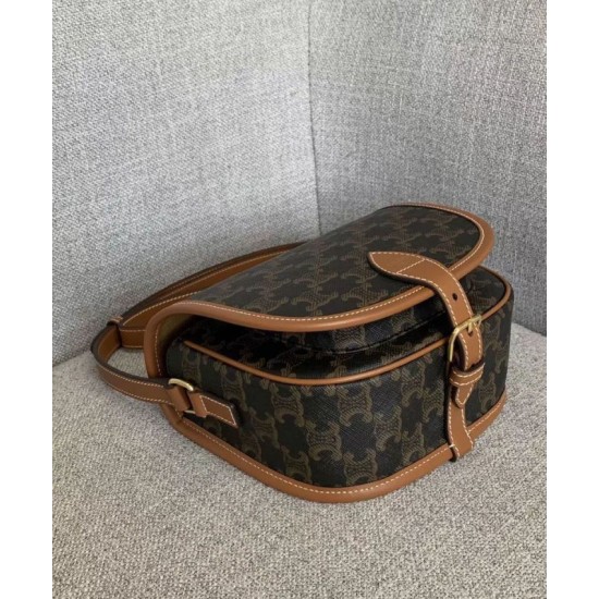 Borsa Celine Folco Media Marrone Borsa Celine Folco Media Marrone
