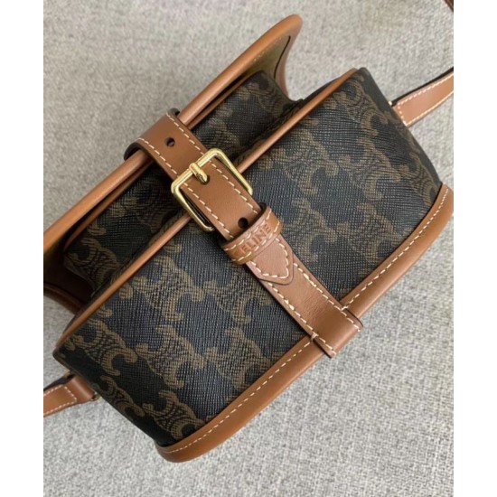 Borsa Celine Folco Media Marrone Borsa Celine Folco Media Marrone