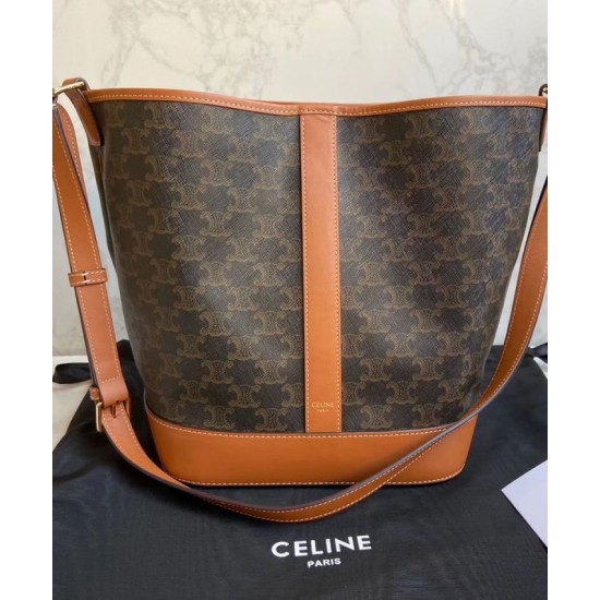 Celine Secchio Medio Marrone Celine Secchio Medio Marrone