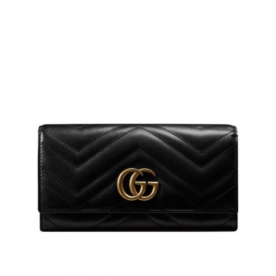 Dettagli perfetti GG Marmont continental wallet 443436