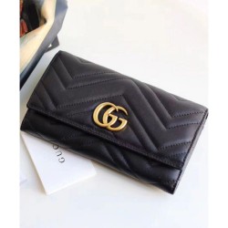 Dettagli perfetti GG Marmont continental wallet 443436 Dettagli perfetti GG Marmont continental wallet 443436