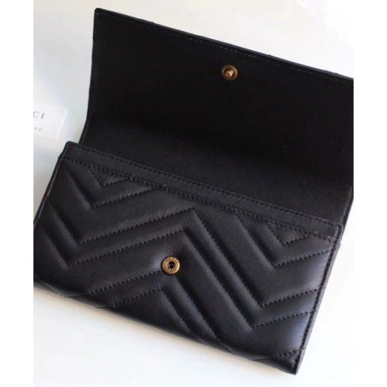 Dettagli perfetti GG Marmont continental wallet 443436