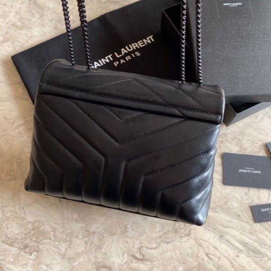 Borsa a tracolla Monogram con busta lunga YSL Saint Laurent Nera Dupe Perfetta Cloni Firmate Borsa a tracolla Monogram con busta lunga YSL Saint Laurent Nera imitazioni