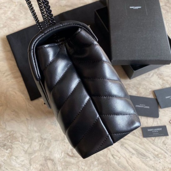 Borsa a tracolla Monogram con busta lunga YSL Saint Laurent Nera Dupe Perfetta Cloni Firmate Borsa a tracolla Monogram con busta lunga YSL Saint Laurent Nera imitazioni