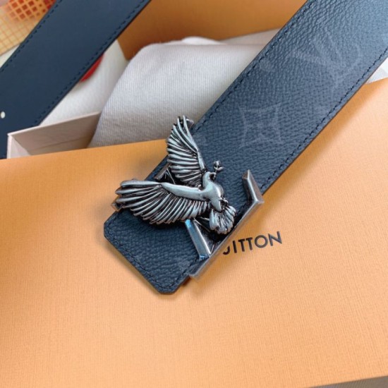 LV Louis Vuitton Dove 40mm Cintura reversibile Monogram Eclipse M0576Q