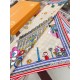 LV Silk Vivienne Xmas Square 90 M77905 Beige LV Silk Vivienne Xmas Square 90 M77905 Beige