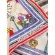 LV Silk Vivienne Xmas Square 90 M77905 Beige LV Silk Vivienne Xmas Square 90 M77905 Beige
