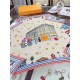 LV Silk Vivienne Xmas Square 90 M77905 Beige LV Silk Vivienne Xmas Square 90 M77905 Beige