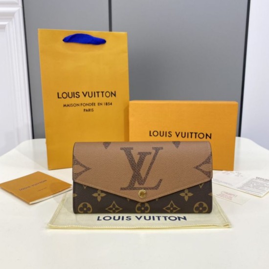 Portafoglio Louis Vuitton Sarah monogramma M80726 Portafoglio Louis Vuitton Sarah monogramma M80726
