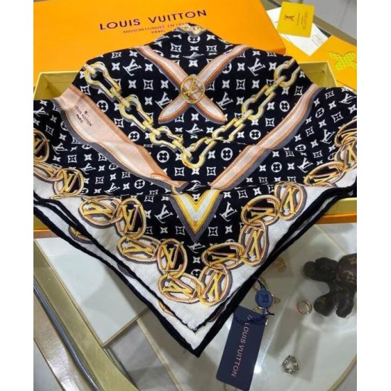 Sciarpa lunga per sempre Monogram da donna Louis Vuitton nera Sciarpa lunga per sempre Monogram da donna Louis Vuitton nera