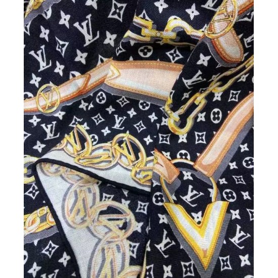 Sciarpa lunga per sempre Monogram da donna Louis Vuitton nera Sciarpa lunga per sempre Monogram da donna Louis Vuitton nera