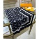 Sciarpa Crosillon da donna LV nera Sciarpa Crosillon da donna LV nera