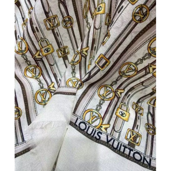 Sciarpa lunga per sempre Monogram da donna LV bianca Sciarpa lunga per sempre Monogram da donna LV bianca