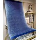 Sciarpa lunga sfumata in denim da donna di Louis Vuitton blu Sciarpa lunga sfumata in denim da donna di Louis Vuitton blu